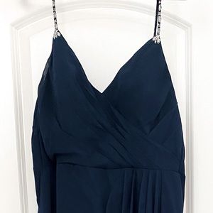 Floor-length bridesmaid/prom/formal dress.